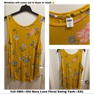 Old Navy Luxe Swing Tank